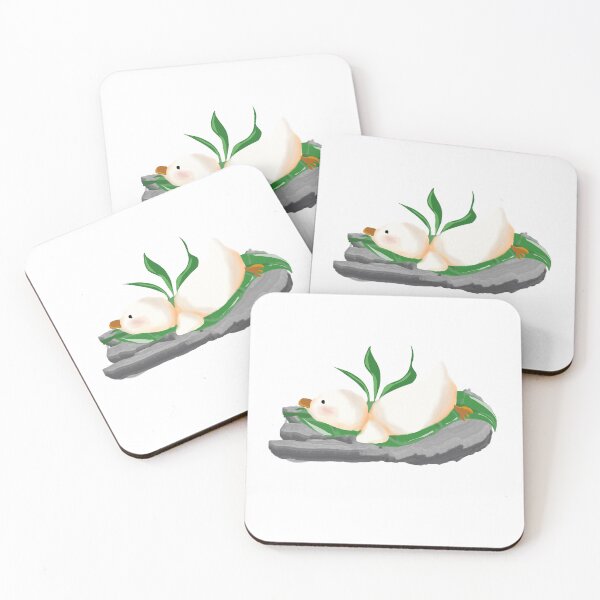 Item preview, white duck designed and sold by Ohmonmon.
