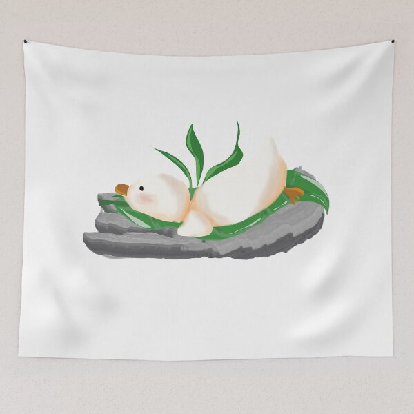 Item preview, white duck designed and sold by Ohmonmon.