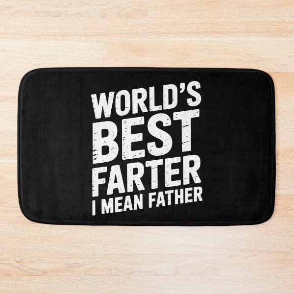 Item preview, World’s Best Farter I Mean Father – Funny Dad Joke Quote designed and sold by flagylART.