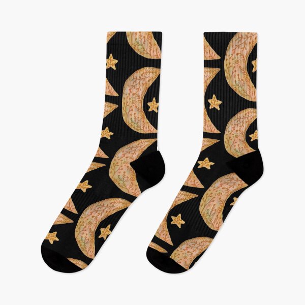 Item preview, Moon, simple symbols, astrology, moon and star, cosmic patterns, crayon style designed and sold by Dormitria.