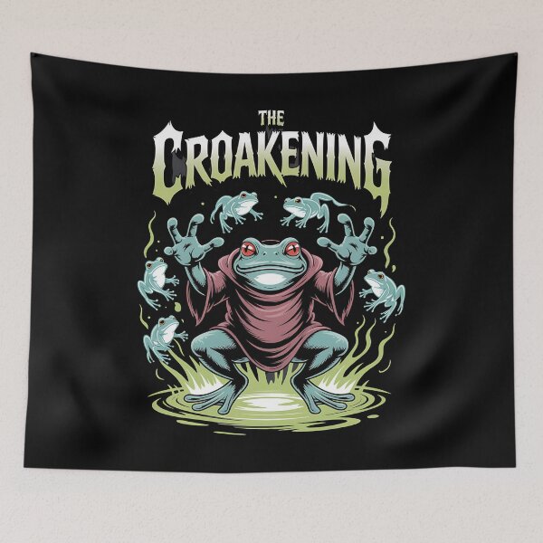 Item preview, Frogcore - frog aesthetic - weird frog - cute frog humor - frogs are friends - surreal frog - absurd humor - random animals - fantasy frog - cute monster - magical frog - frog wizard designed and sold by JansenGS.