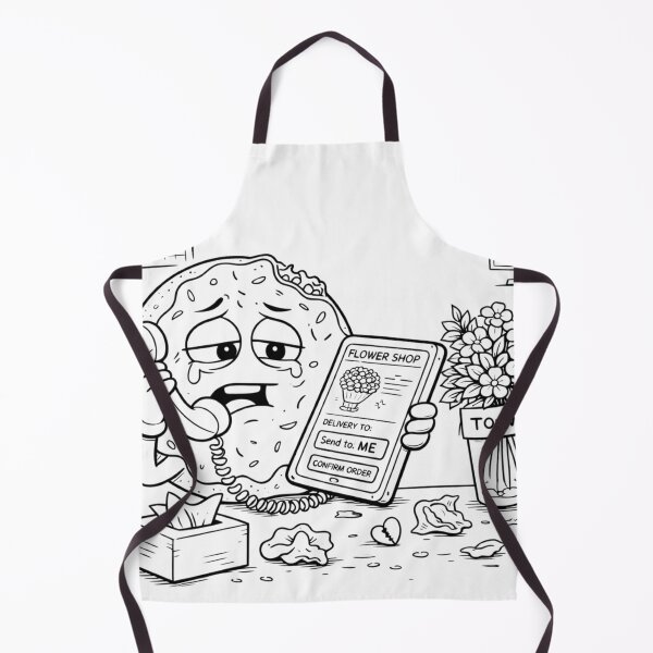 Item preview, Sad Taco Ordering Flowers for Me – Self Love Breakup Humor designed and sold by ComedyInkFactor.