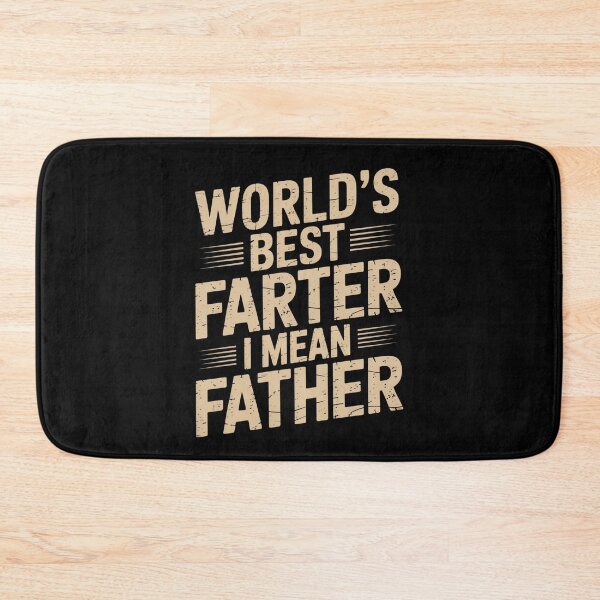 Item preview, World’s Best Farter I Mean Father – Funny Dad Joke Quote designed and sold by flagylART.