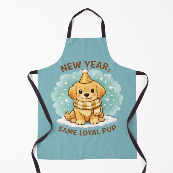 Item preview, New Year, Same Loyal Pup – Cozy Golden Dog Mom Shirt designed and sold by dogmomtees.