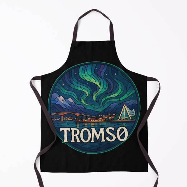 Item preview, Tromso Norway Stained Glass Art Travel designed and sold by TomFrontierArt.