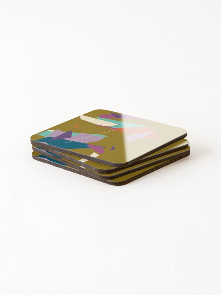 Thumbnail 4 of 5, Coasters (Set of 4), Abstract#177 designed and sold by process22.