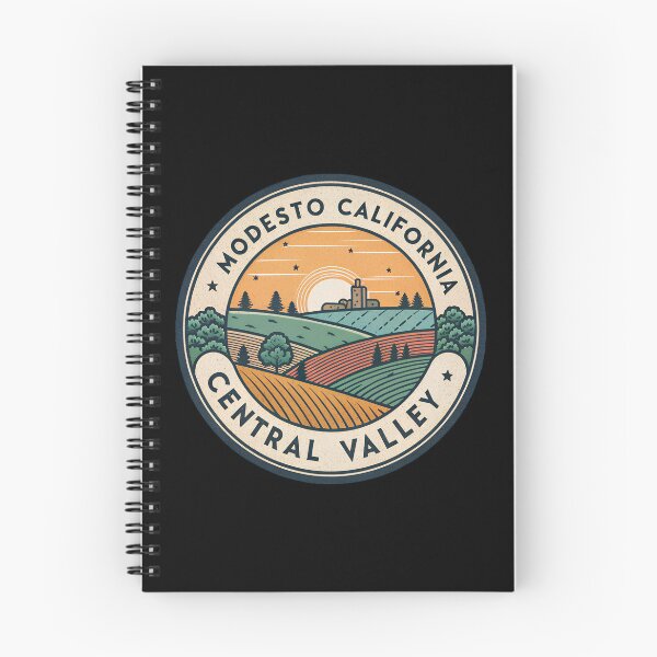 Item preview, Modesto California Central Valley – Vintage Travel Badge Patch designed and sold by VividOrganica.