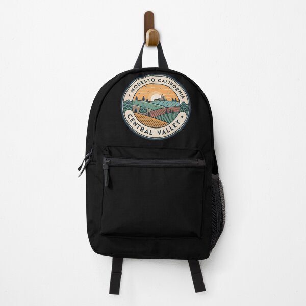 Item preview, Modesto California Central Valley – Vintage Travel Badge Patch designed and sold by VividOrganica.
