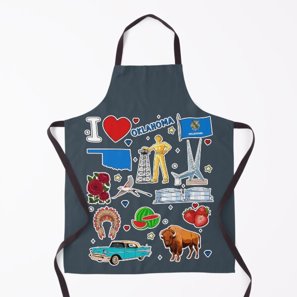 Item preview, Oklahoma State Pride, Iconic Landmarks & Symbols Sticker Pack designed and sold by mashmosh.