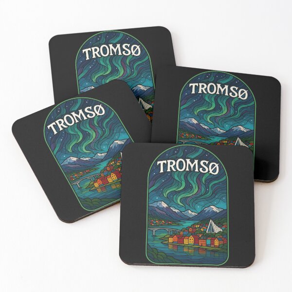 Item preview, Tromso Norway Stained Glass Art designed and sold by TomFrontierArt.