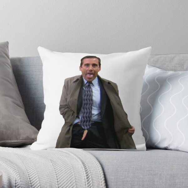 The Office Pillows - The Office Michael Scott - Steve Carell Throw Pillow  RB1801 | The Office Merch Shop