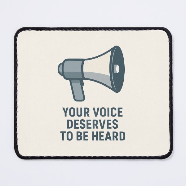 Item preview, your voice deserves to be heard designed and sold by xianxiu-ling.