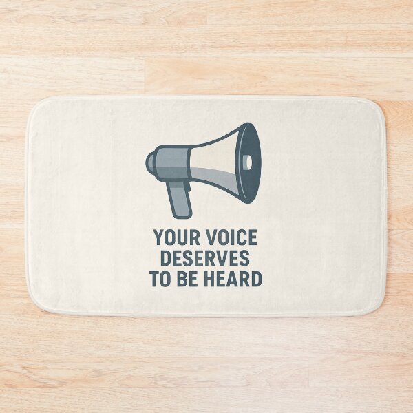 Item preview, your voice deserves to be heard designed and sold by xianxiu-ling.