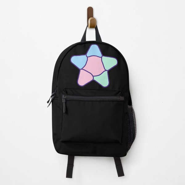 Item preview, Colorful Segmented Pastel Star Illustration on Grey designed and sold by Silent Watch Threads..