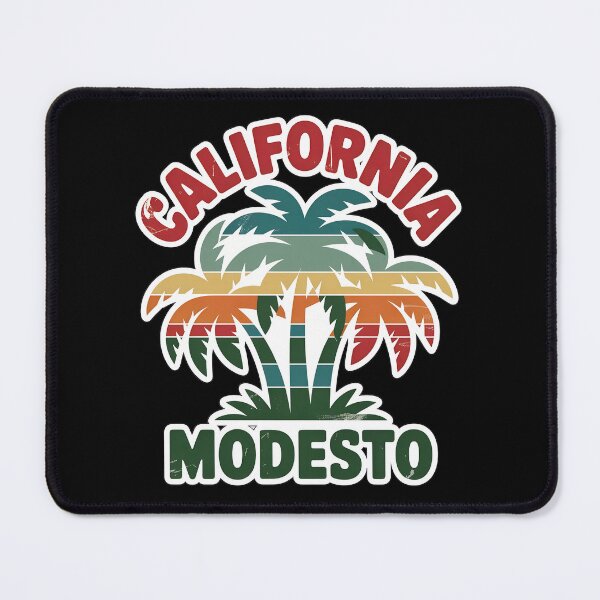 Item preview, Modesto California Vintage Palm Tree  – Retro Travel Design designed and sold by VividOrganica.