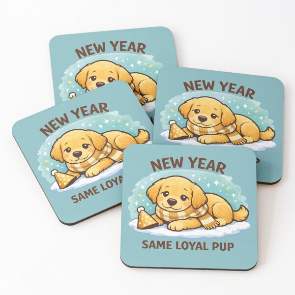 Item preview, New Year, Same Loyal Pup – Cozy Lazy Golden Dog Mom Shirt designed and sold by dogmomtees.