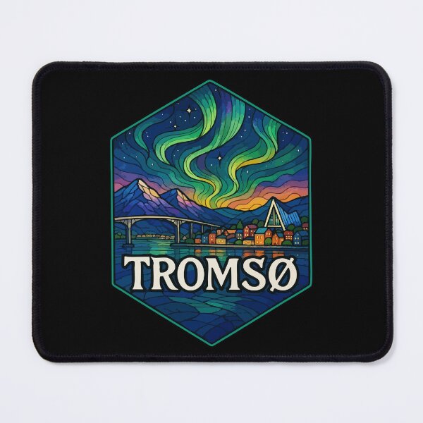 Item preview, Tromso Stained Glass Art Travel designed and sold by TomFrontierArt.