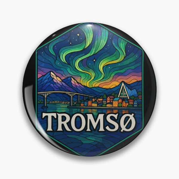 Item preview, Tromso Stained Glass Art Travel designed and sold by TomFrontierArt.
