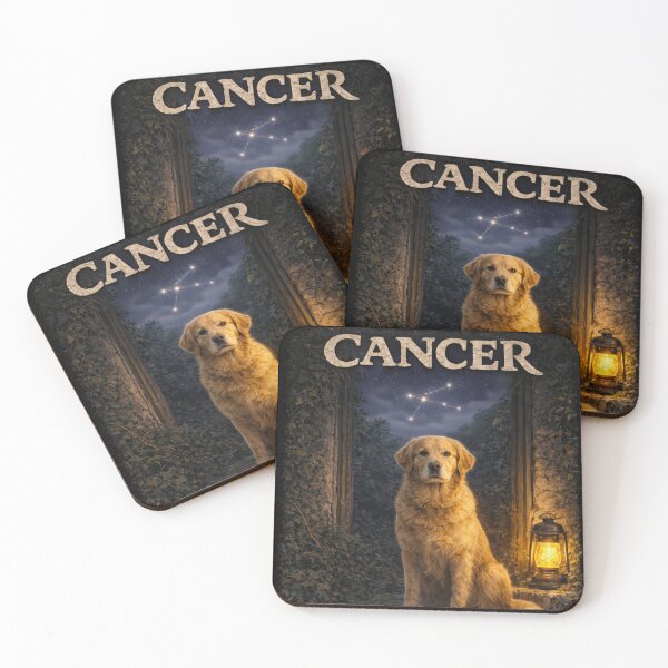 Item preview, Cancer Zodiac Dog – Loyal to the End Astrology Art designed and sold by TroyTheTerrific.