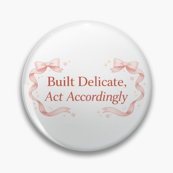 Item preview, built delicate, act accordingly – Pink Bows Border | Soft Boundary Coquette Aesthetic designed and sold by My Gluten Free Life UK.