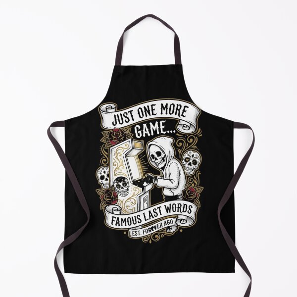 Item preview, Just One More Game Skeleton Gamer Tattoo Style designed and sold by anass002.