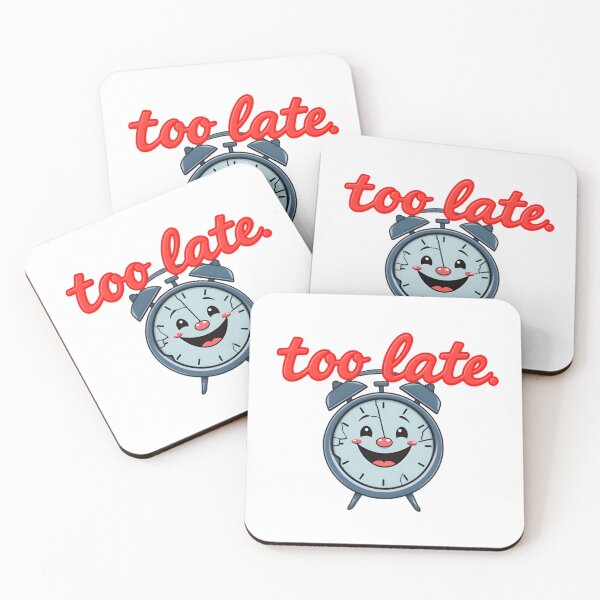 Item preview, Funny Broken Alarm Clock - Too Late Morning Humor designed and sold by LowBattery Social Club.