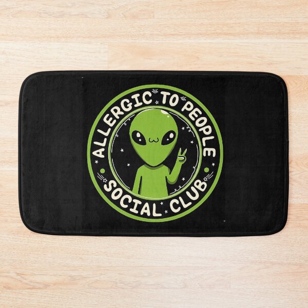Item preview, Allergic to People Alien Social Club Funny Introvert Design. designed and sold by Artistry-Nadia.