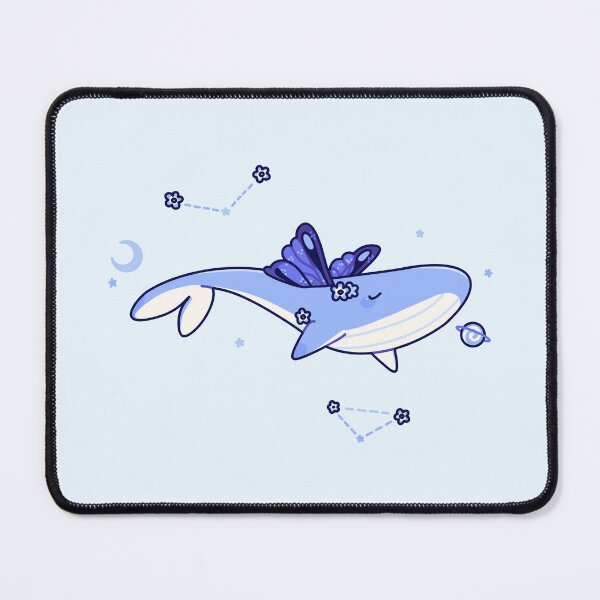 Item preview, Aesthetic butterfly whale designed and sold by SilAchan.