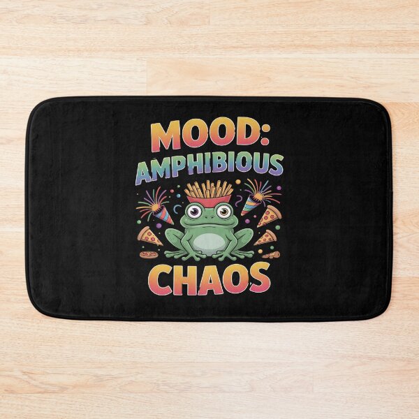 Item preview, grumpy frog - antisocial animal - zero hops given - lazy mood - funny introvert frog - frog bard - druid frog - rogue frog - fantasy parody - coffee frog - frog at work - relatable frog designed and sold by JansenGS.
