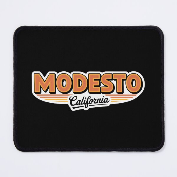 Item preview, Modesto California Retro Typography – Vintage City Logo Design designed and sold by VividOrganica.