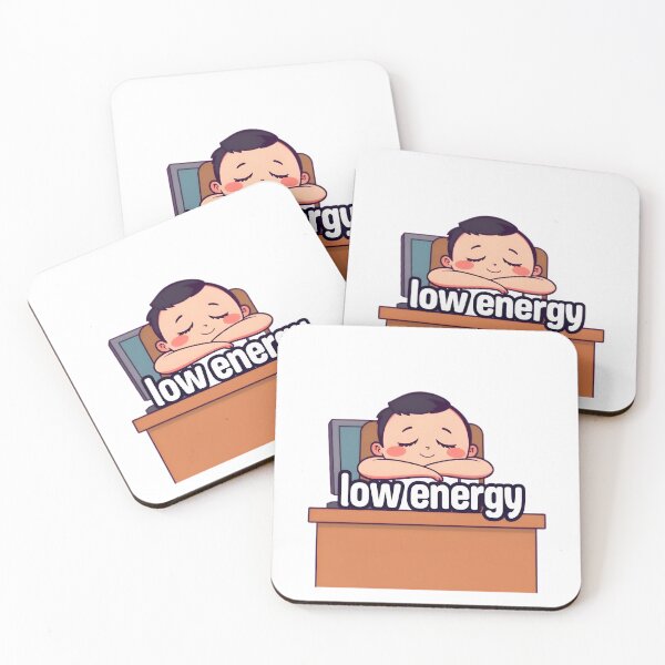 Item preview, Tired Boy at Computer - Low Energy Gaming / Work designed and sold by LowBattery Social Club.