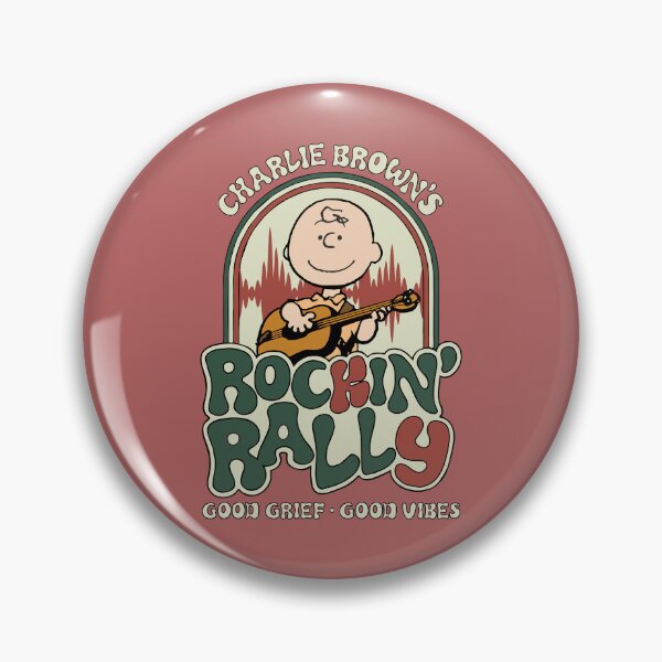 Item preview, charlie brown Rockin rally : good grief good vibes designed and sold by jaqebistyrli.