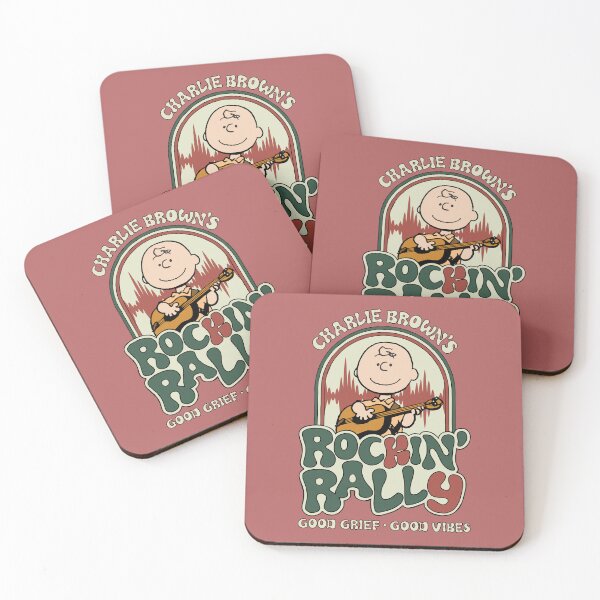 Item preview, charlie brown Rockin rally : good grief good vibes designed and sold by jaqebistyrli.