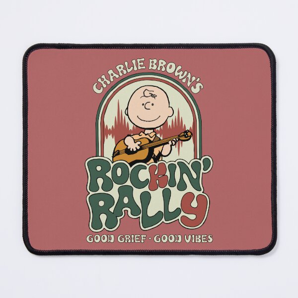 Item preview, charlie brown Rockin rally : good grief good vibes designed and sold by jaqebistyrli.
