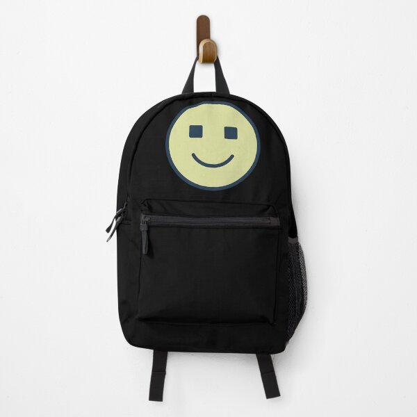 Item preview, Minimalist Yellow Smiley Face with Square Eyes designed and sold by Silent Watch Threads..