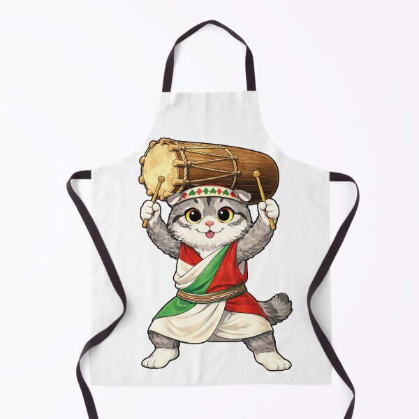 Item preview, Cute Scottish Fold Cat in Burundian Clothing - Cultural Cat Art designed and sold by HappyPawsWorld.