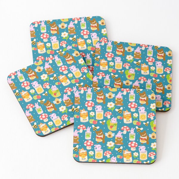 Item preview, Kawaii Canned Food Seamless  designed and sold by KJackArtwork.