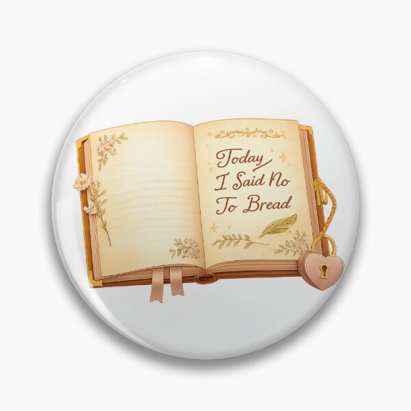 Item preview, Today I Said No to Bread – Regency Romance Parody | Elegant Gluten Free Humour Design designed and sold by My Gluten Free Life UK.