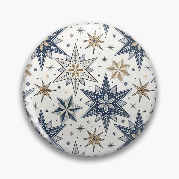 Item preview, Nordic Folk Stars | Calm Scandinavian Night Art designed and sold by Shuga-Design.