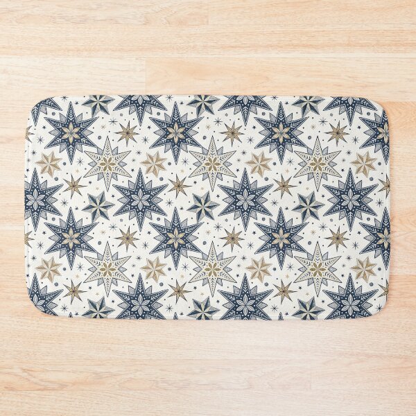 Item preview, Nordic Folk Stars | Calm Scandinavian Night Art designed and sold by Shuga-Design.