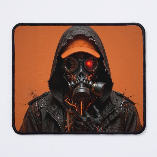 Item preview, Cyberpunk Survivor in Glowing Mask designed and sold by Insomnia Art Designs.