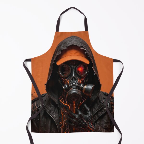 Item preview, Cyberpunk Survivor in Glowing Mask designed and sold by Insomnia Art Designs.