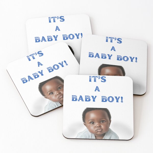Item preview, It's a Baby Boy Announcement designed and sold by VMEdition.