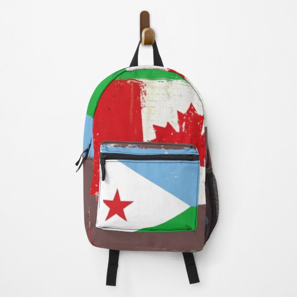 Item preview, Djibouti × Canada Flag Fusion – Djiboutian Canadian Pride Design designed and sold by DjibProp.
