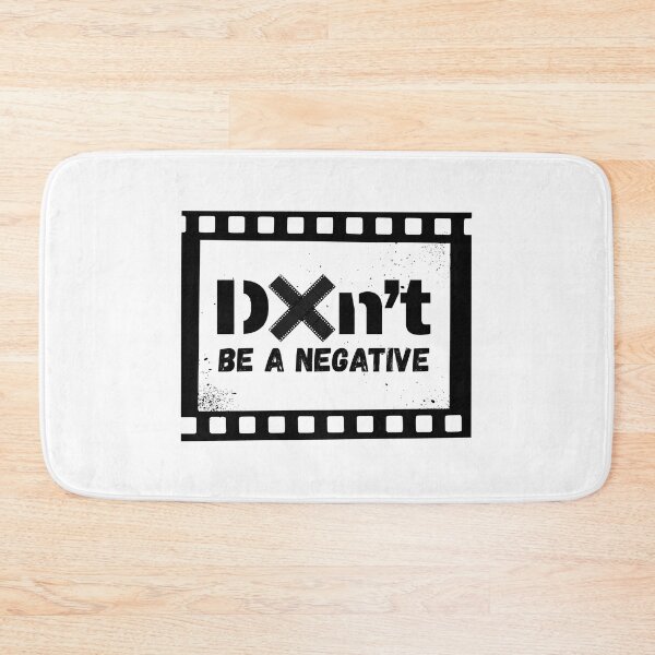 Item preview, Stay Positive Don’t Be Negative – Black Retro Film Photography Pun designed and sold by NaturEdeN.