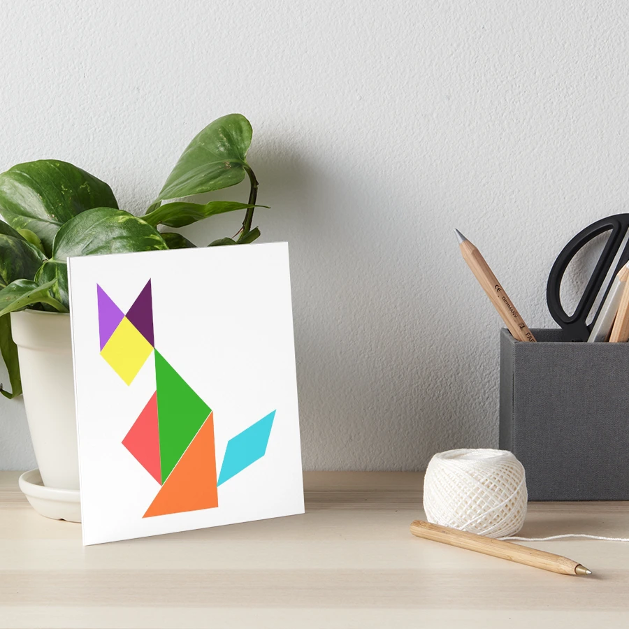 tangram グラフィックシャツ ホワイト - メルカリ