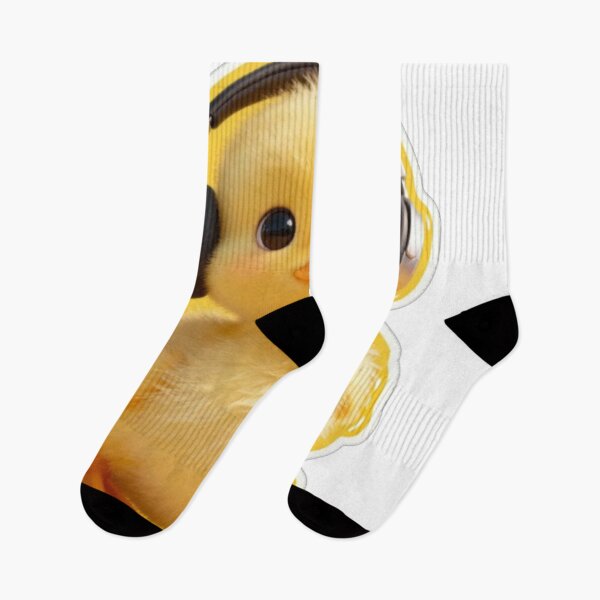 Aperçu de l'œuvre Autocollant Caneton Bébé Casque HD créée et vendue par MiniPrintMagic.