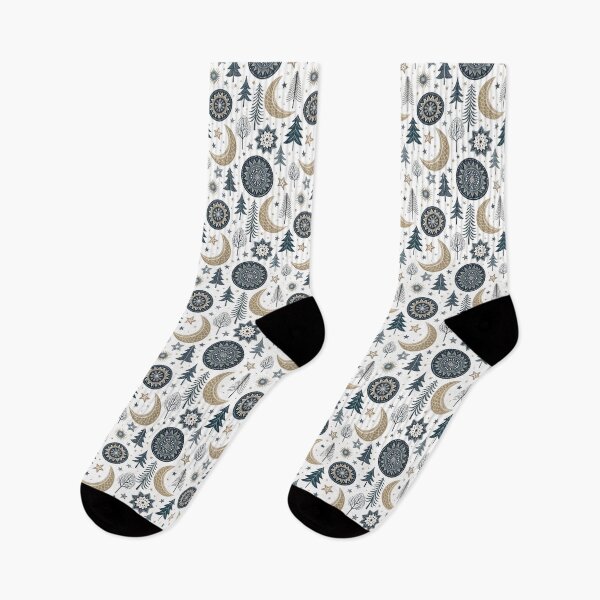 Item preview, Nordic Starry Sky | Cozy Scandinavian Night Art designed and sold by Shuga-Design.