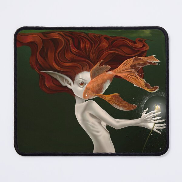 Item preview, Lotus Nymph Mermaid - Healing Art designed and sold by thebirdplane.