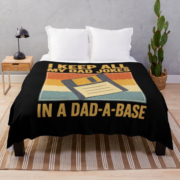 Item preview, I Keep All My Dad Jokes in a Dad-A-Base – Funny Retro Dad Humor Quote designed and sold by flagylART.